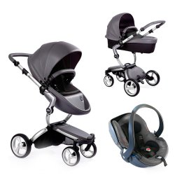 Cool Grey - Alu - Детская коляска Mima Xari 2G Flair 3в1